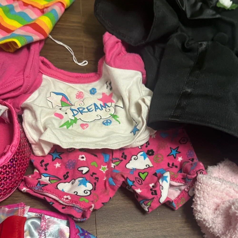 Build-A-Bear Colorful Dress-Up Set - Pink, Red, Black, White, Silver - Picture 9 of 10